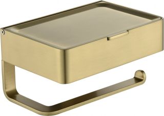 Настенный бумагодержатель плоский Grocenberg AC0050 (Матовое золото)